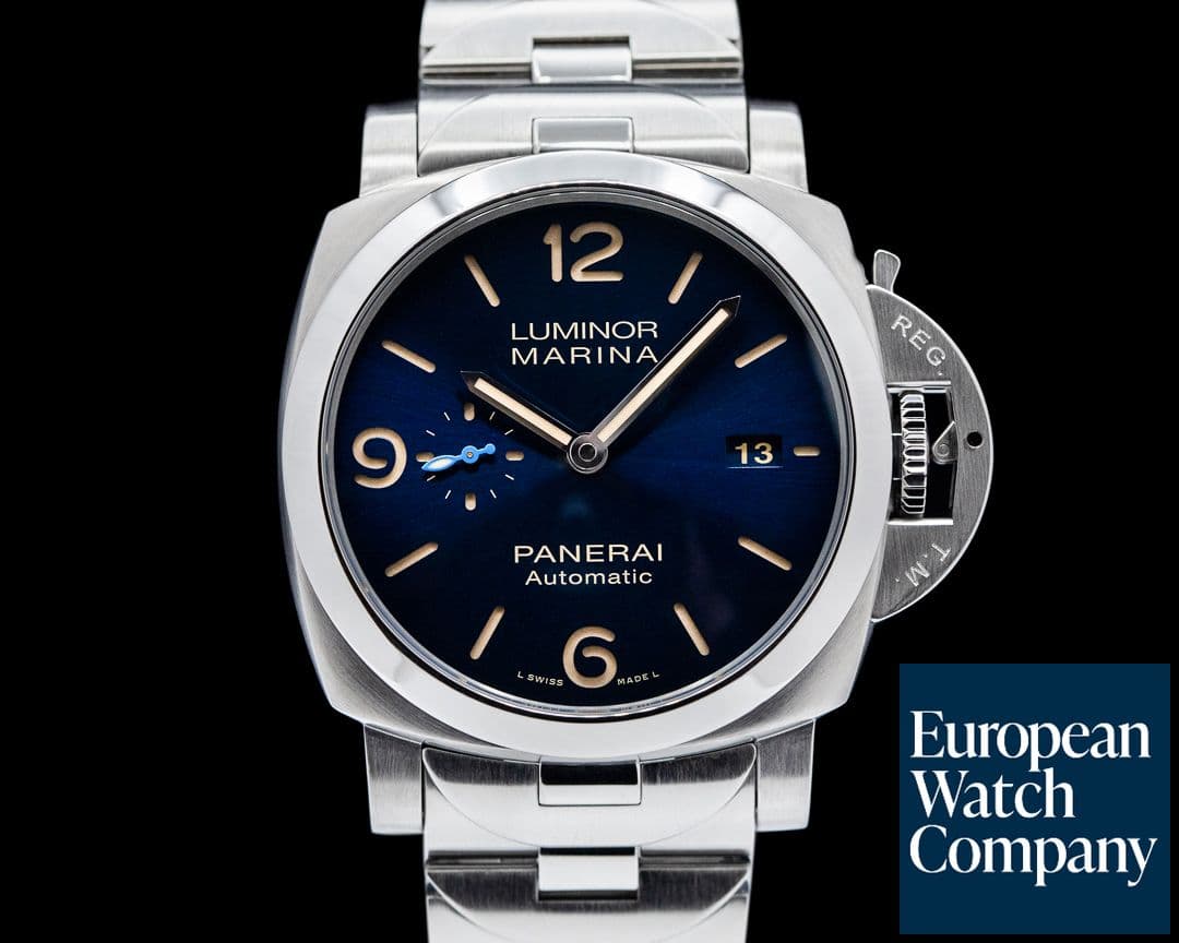 Image of Panerai 1950 Luminor Marina 1950 "Ginza Boutique" SS Blue Dial 44MM Limited