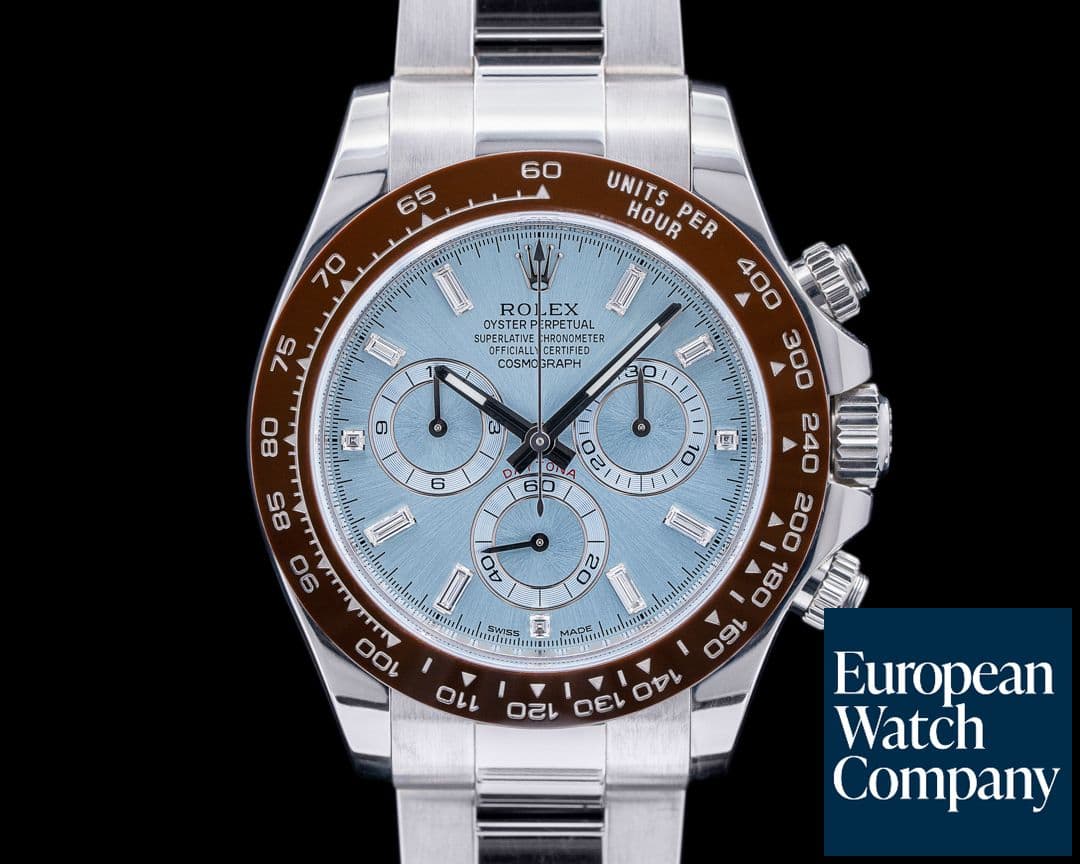 Image of Rolex Daytona Platinum 116506 Baguette Diamond Dial