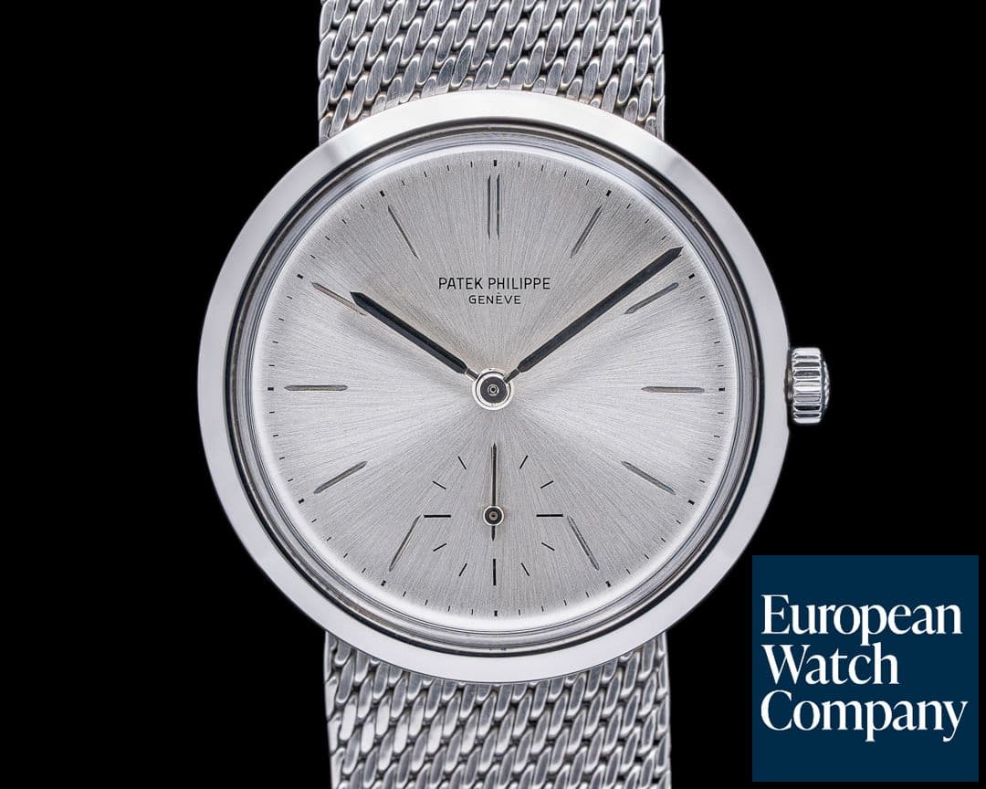 Image of Patek Philippe 3418 Steel Calatrava "Convertible" ORIGINAL CERT 