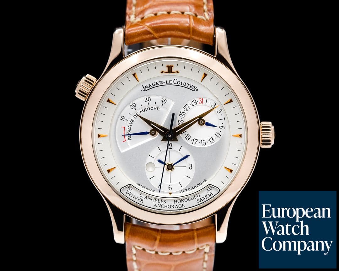 Image of Jaeger LeCoultre Master Geographic 18K Rose Gold 38MM