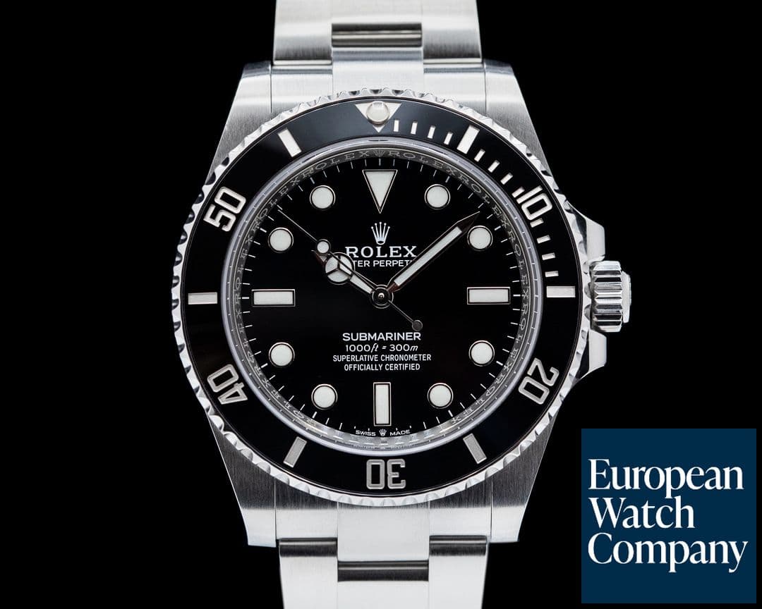 Image of Rolex Submariner 124060 No Date Ceramic Bezel 41MM 