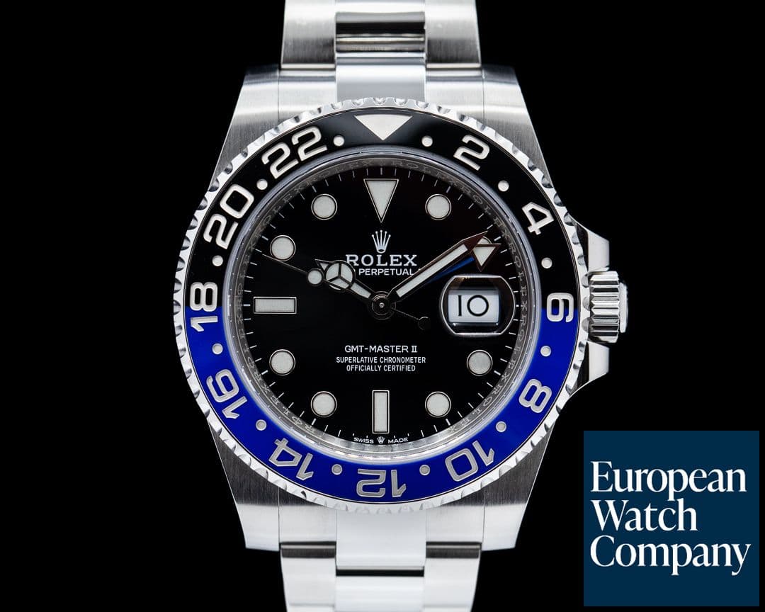 Image of Rolex GMT Master II 126710 Ceramic "Batman" SS / SS