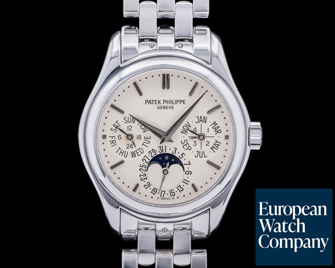 Image of Patek Philippe Perpetual Calendar 5136G 18K White Gold Bracelet