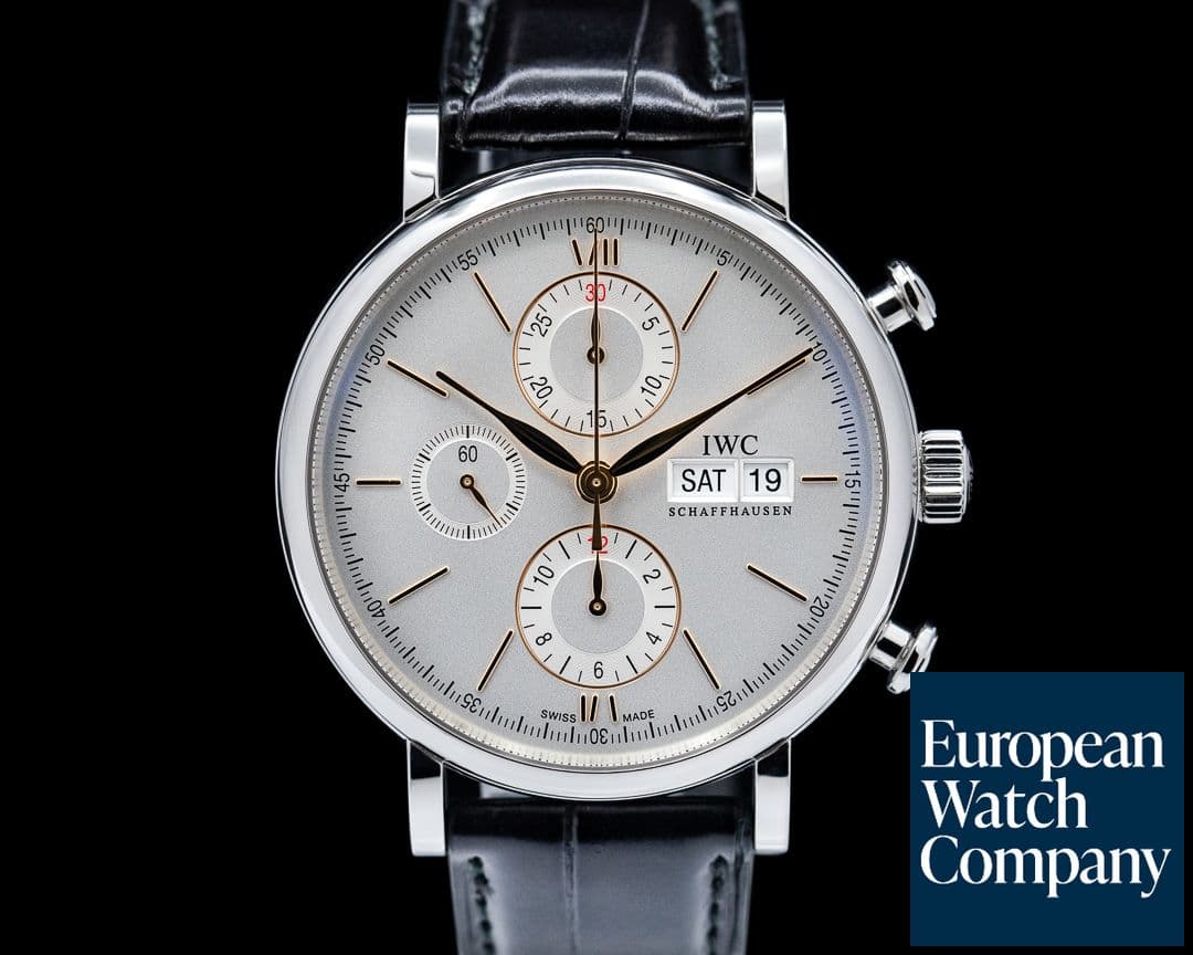 Image of IWC Portofino Chronograph SS Silver Dial 2020
