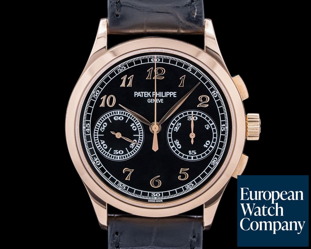 Image of Patek Philippe Chronograph 5170R 18K Rose Gold Black Dial 