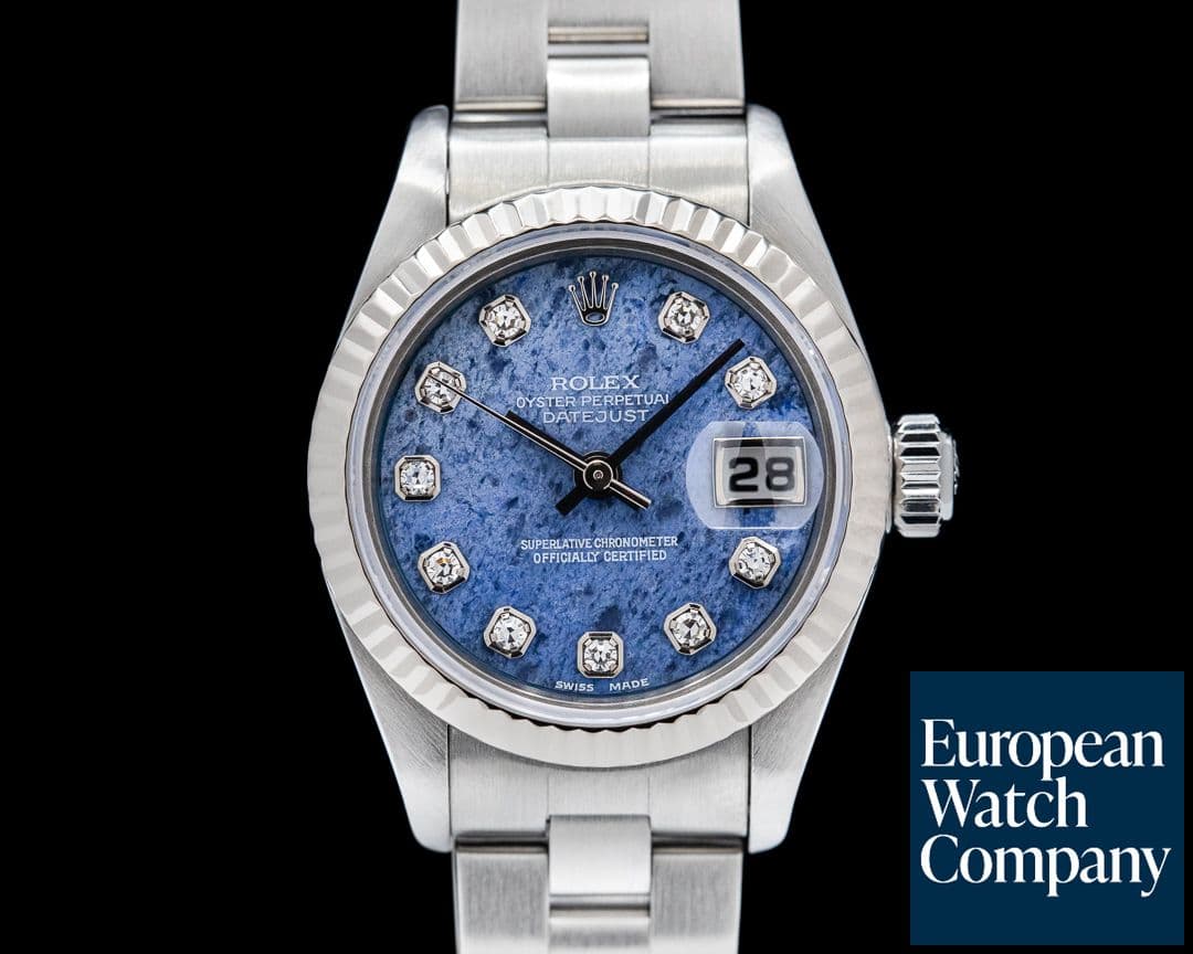 Image of Rolex Ladies Datejust Sodalite Diamond Dial