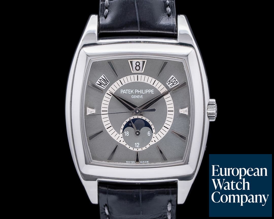 Image of Patek Philippe Gondolo Calendario 5135 Grey Dial Platinum 