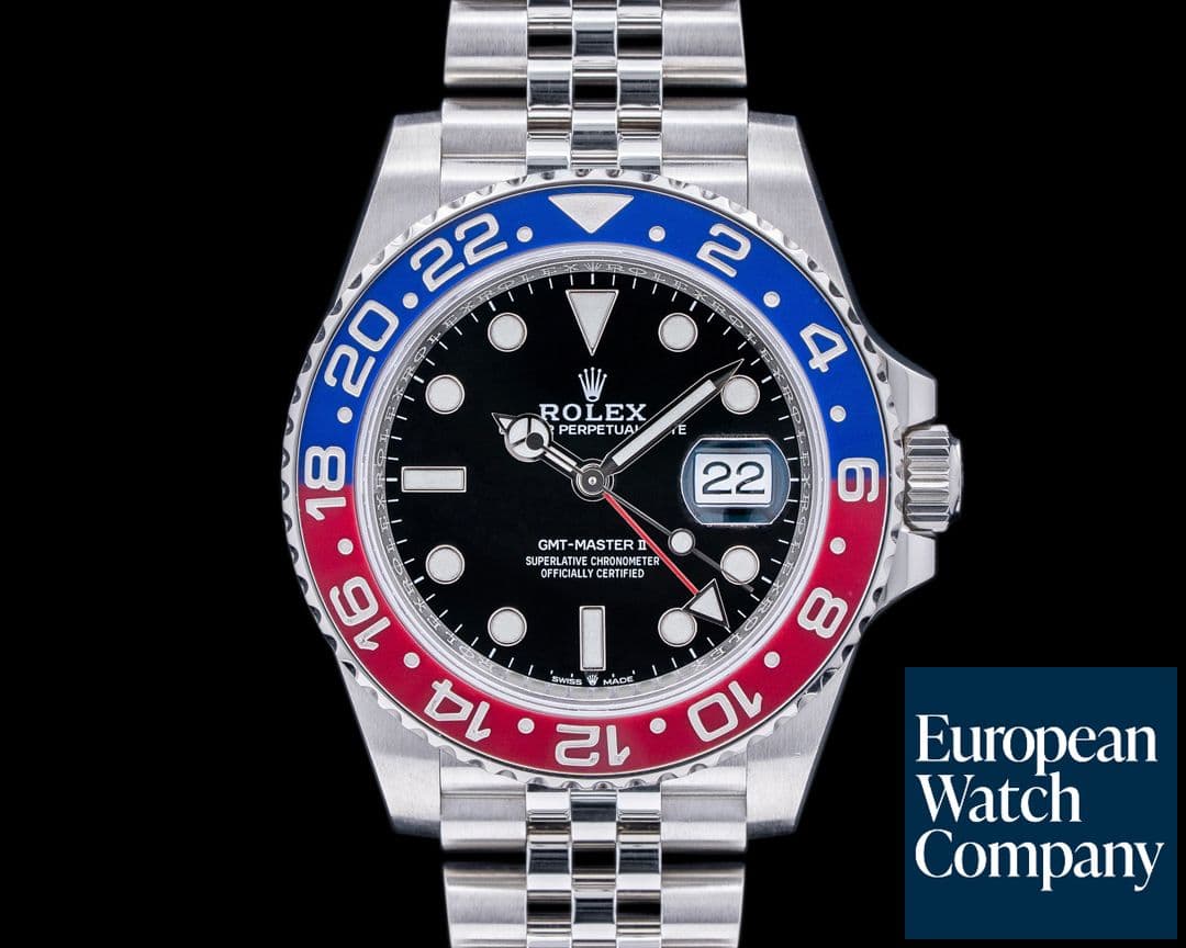 Image of Rolex GMT Master II Ceramic 126710BLRO "Pepsi" SS / Jubilee