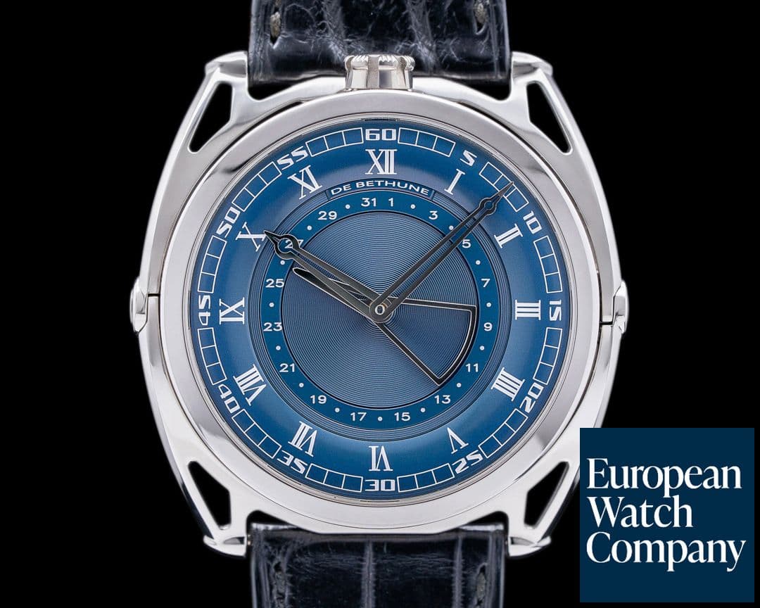 Image of De Bethune DB27 S3 Titan Hawk Blue Dial / Titanium LIMITED