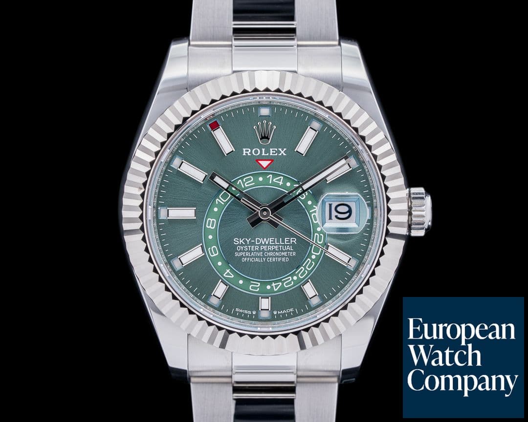 Image of Rolex Sky Dweller 336934 Steel Mint Green Dial 2023 NEW MODEL