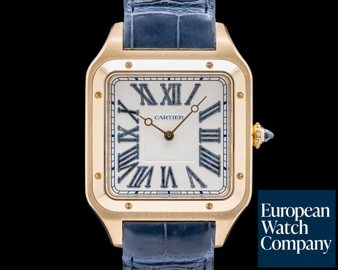 Image of Cartier Santos Dumont XL Manual Wind Yellow Gold
