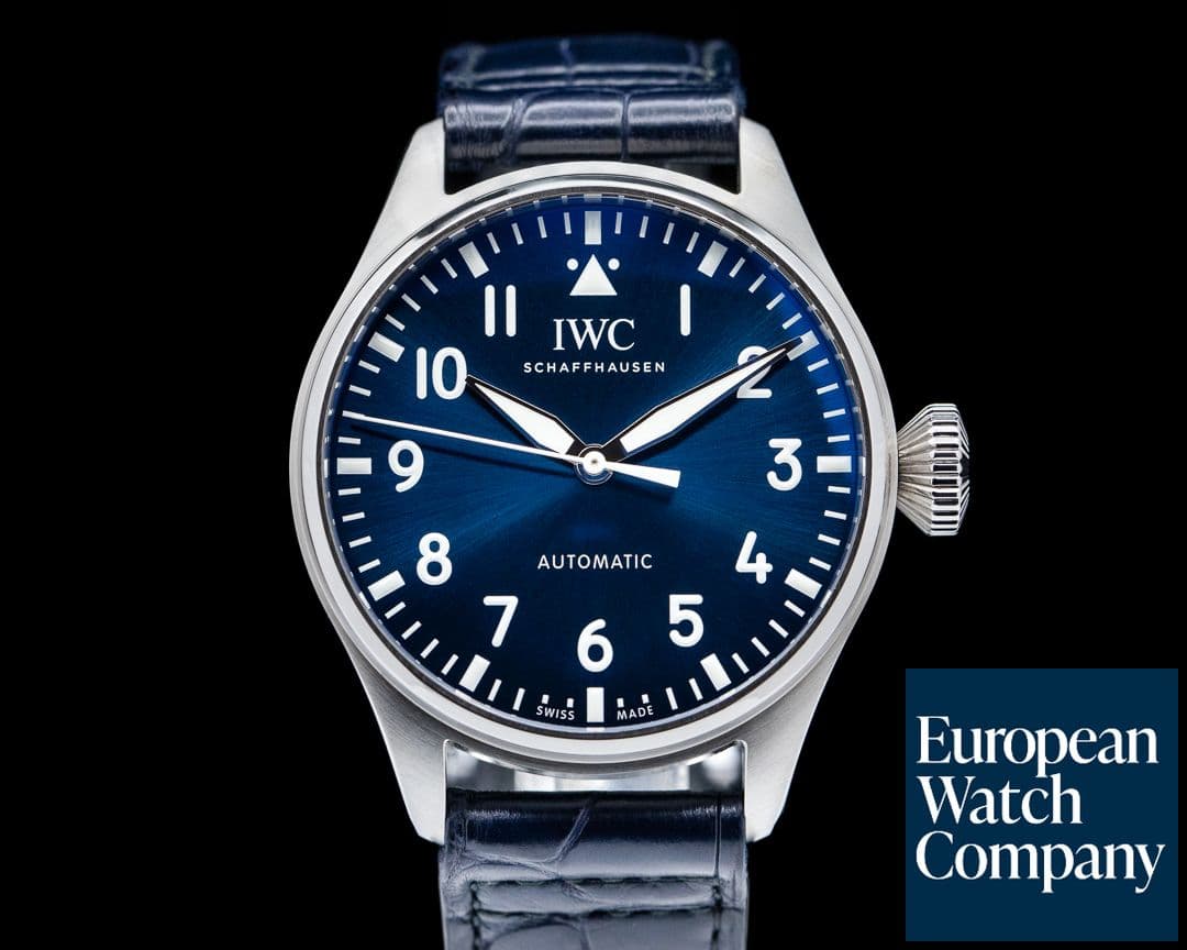 Image of IWC Big Pilot Watch 43mm Blue Dial