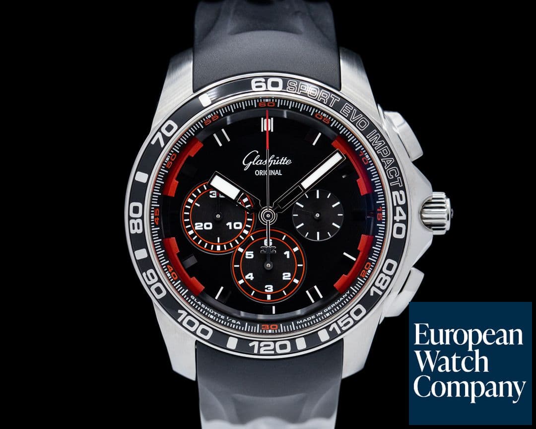 Image of Glashutte Original Sport Evolution Impact Chronograph SS