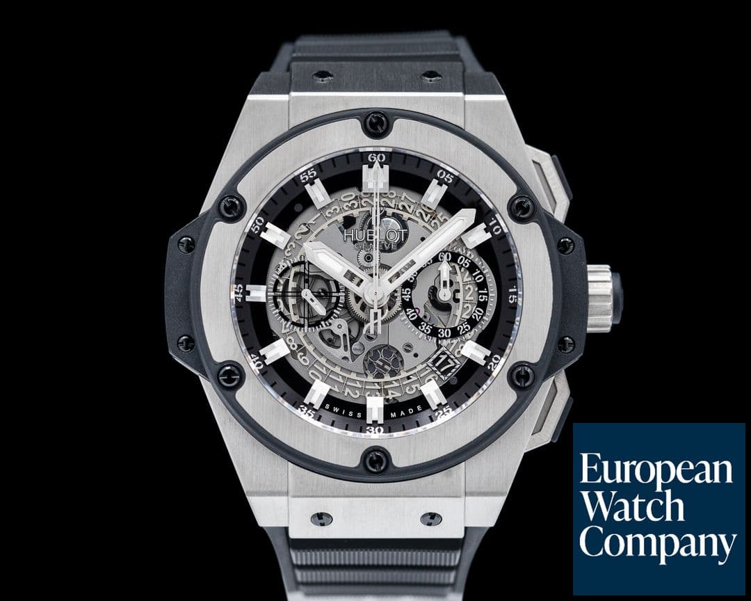 Image of Hublot King Power Unico Chronograph Titanium / Rubber