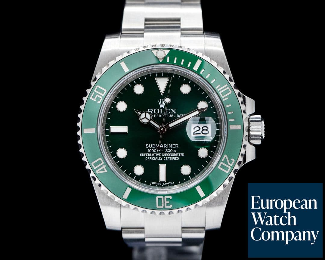 Image of Rolex Submariner "Hulk" Green Ceramic Bezel Green Dial SS