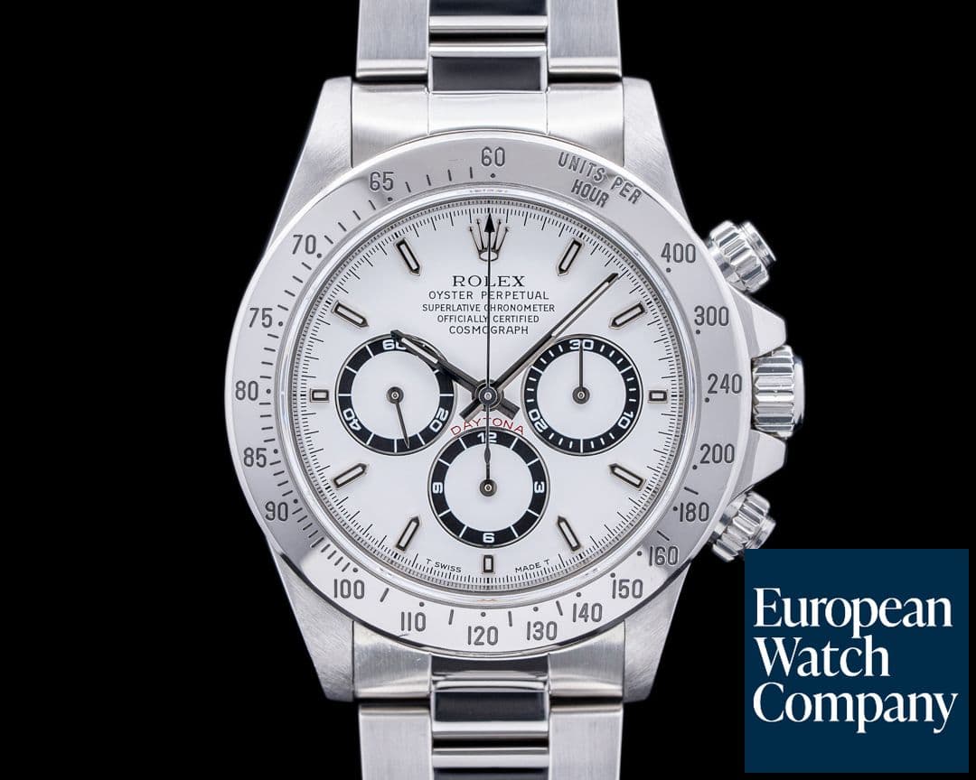 Image of Rolex Daytona SS White Dial Zenith U Series 1998 VERY SHARP