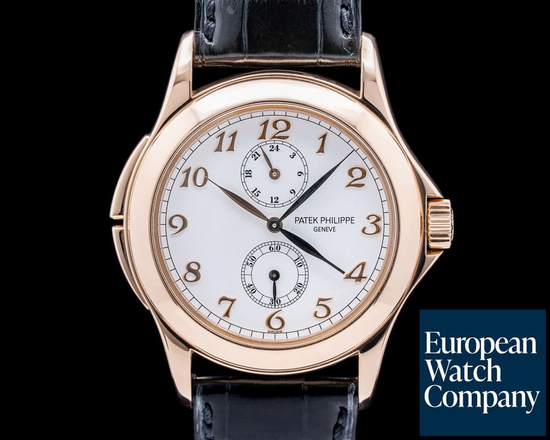 Image of Patek Philippe Travel Time 18K Rose Gold / Breguet Numerals