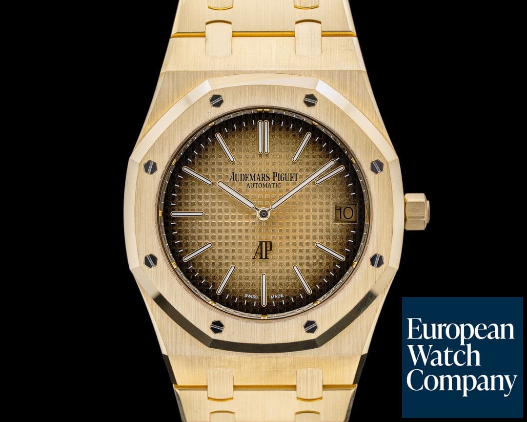 Image of Audemars Piguet Royal Oak 16202BA Extra Thin Gold Dial Yellow Gold UNWORN