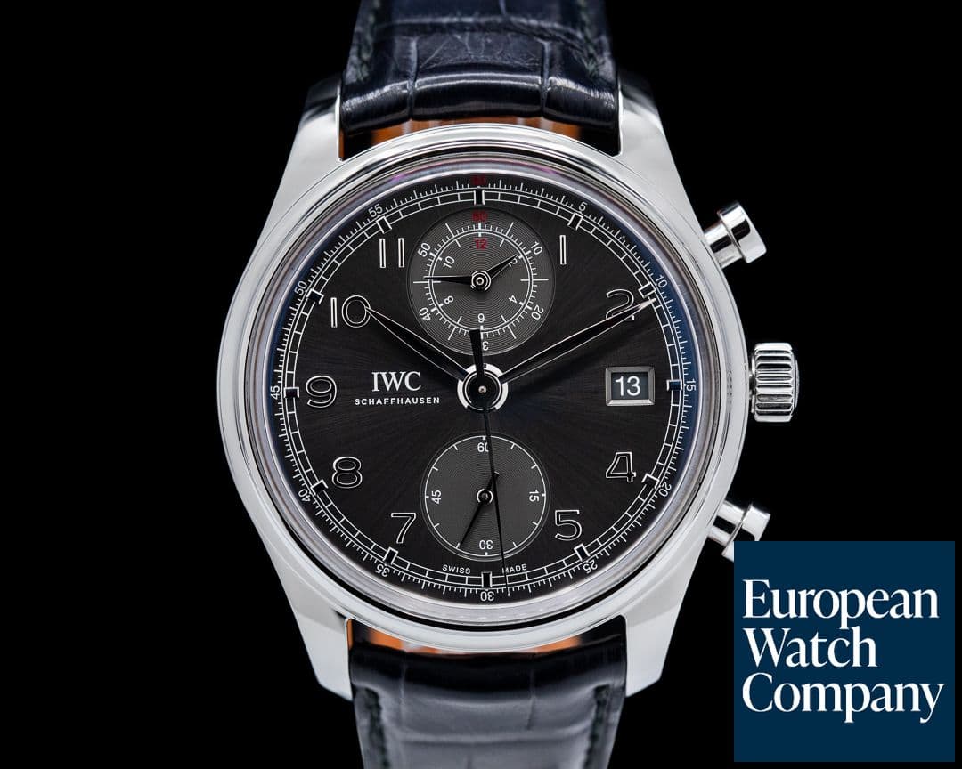 Image of IWC Portuguese Chronograph Classic SS / Grey Dial Full Set