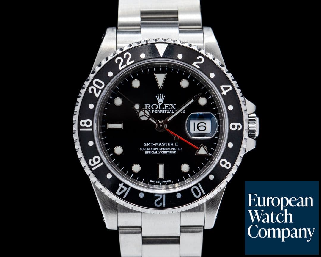 Image of Rolex GMT Master II SS Black Bezel