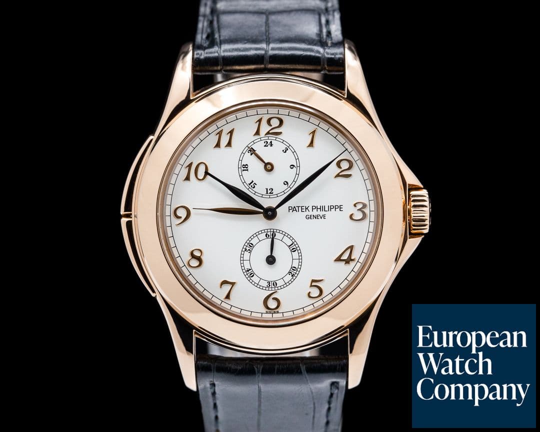 Image of Patek Philippe Travel Time 18K Rose Gold / Breguet Numerals