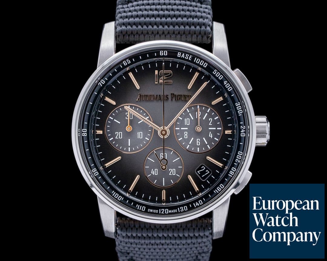 Image of Audemars Piguet Code 11.59 Chronograph 18k WG / 18k RG Smoked Grey Dial