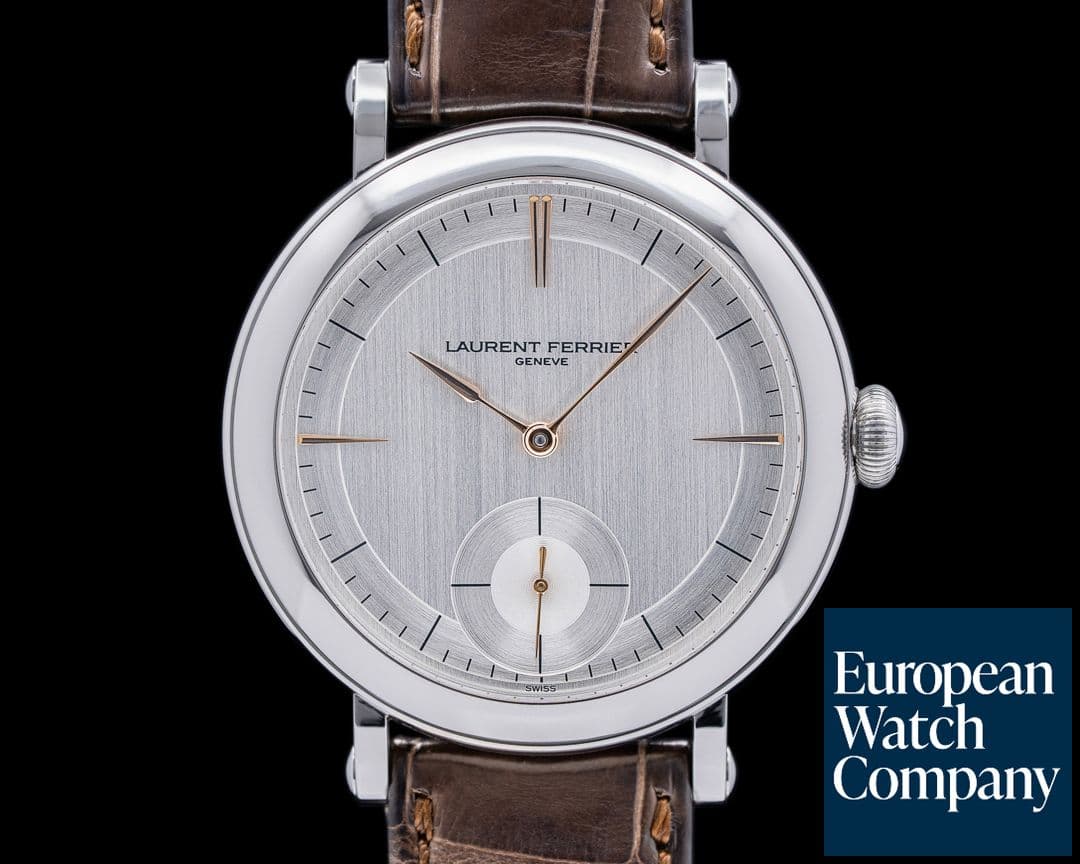 Image of Laurent Ferrier Galet Micro Rotor Montre Ecole Stainless Steel PIECE UNIQUE