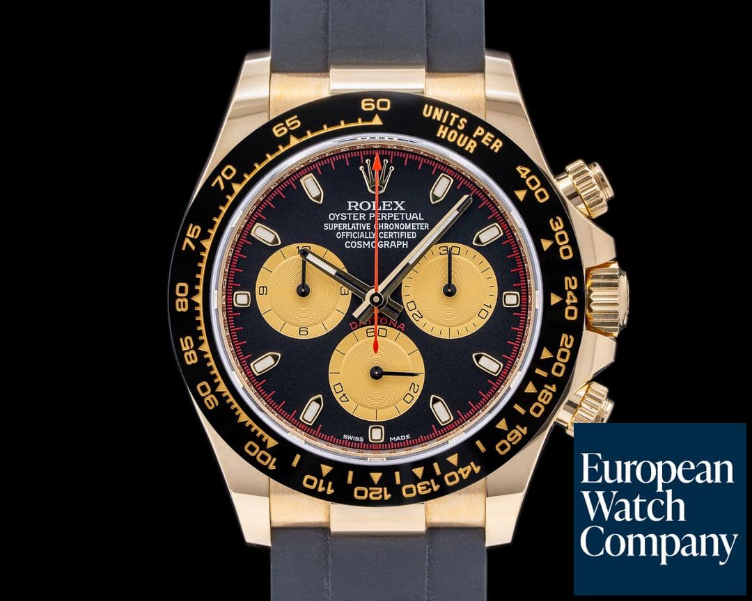 Image of Rolex Daytona 116518LN Black Dial 18K Yellow Gold 
