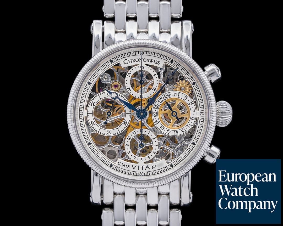 Image of Chronoswiss Opus Vita Skeleton Chronograph SS/Bracelet