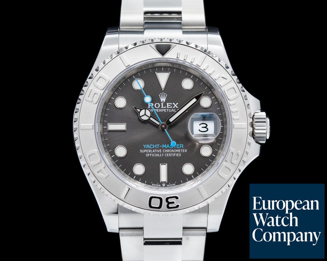 Image of Rolex Yacht Master SS Dark Rhodium Dial / Platinum Bezel 2023