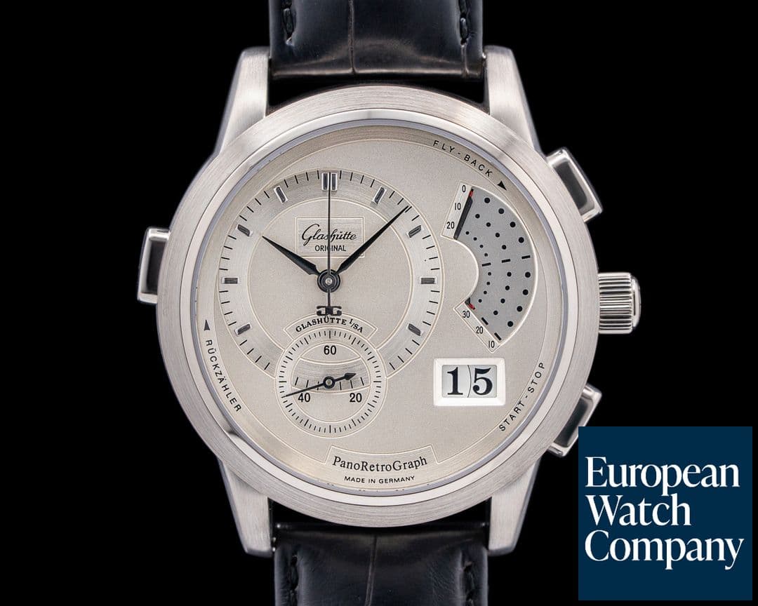 Image of Glashutte Original PanoRetroGraph WG RARE
