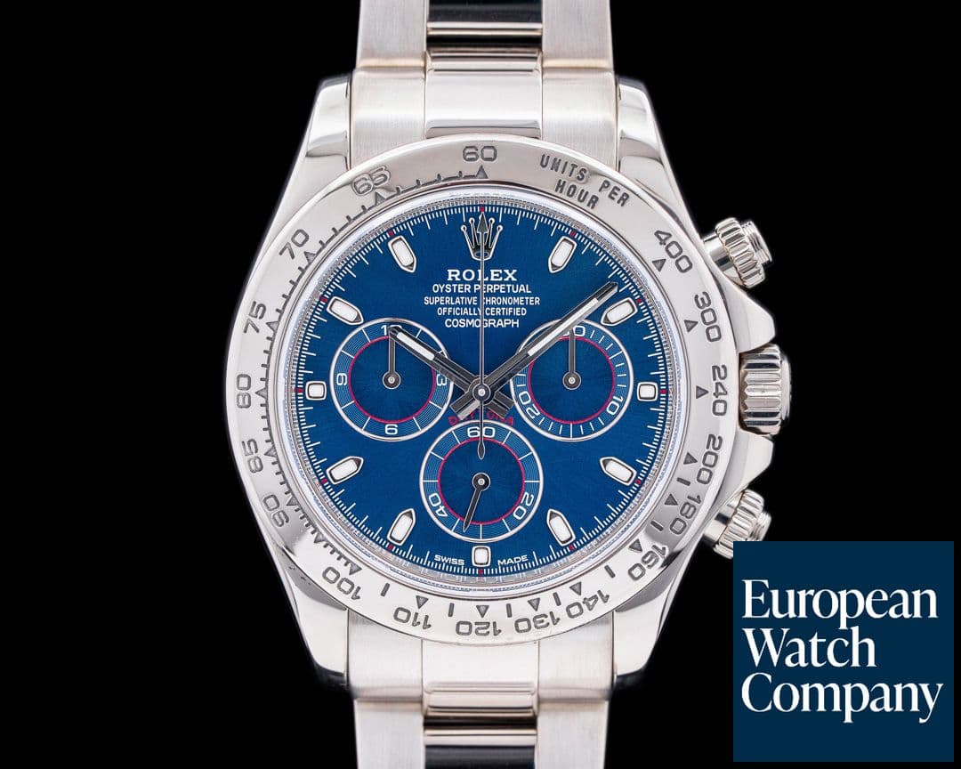 Image of Rolex Daytona 116509 Blue Dial 18K White Gold 