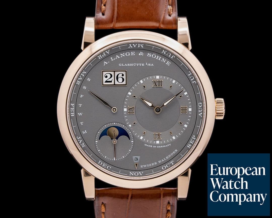 Image of A. Lange and Sohne Lange 1 Perpetual Calendar 345.033 18k Pink Gold 2023