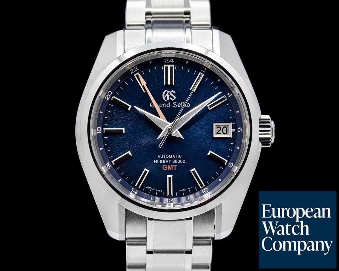Image of Grand Seiko Heritage Hi-Beat 36000 GMT Blue Dial SS LIMITED EDITION