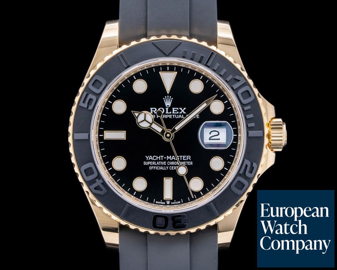 Image of Rolex Yacht Master 18K Yellow Gold / Rubber 42MM 2023