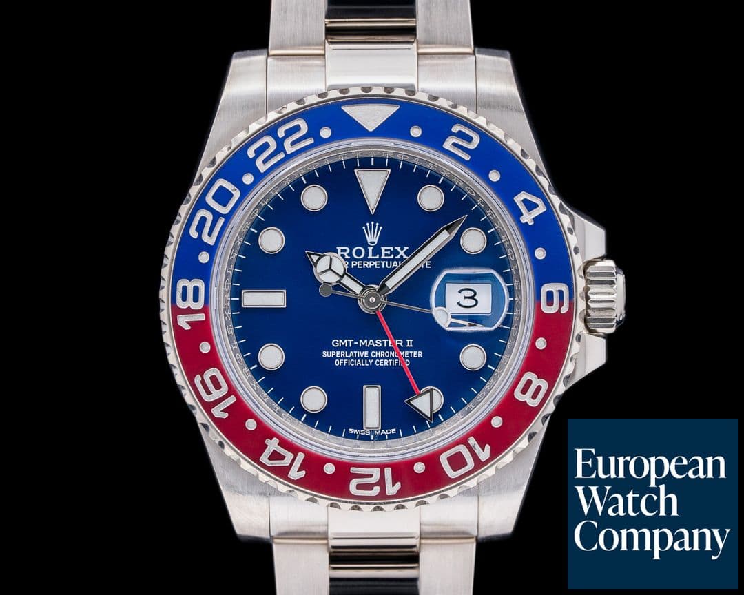 Image of Rolex GMT Master II 116719 Ceramic "Pepsi" 18K WG / Dial 
