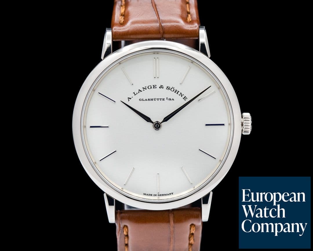 Image of A. Lange and Sohne Saxonia Thin Manual Wind 201.027 18K White Gold 2022