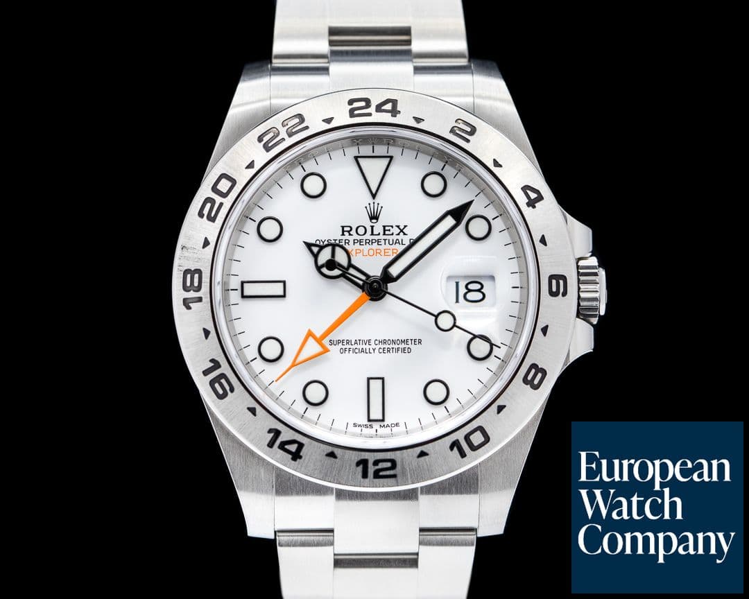 Image of Rolex Explorer II 216570 White Dial SS