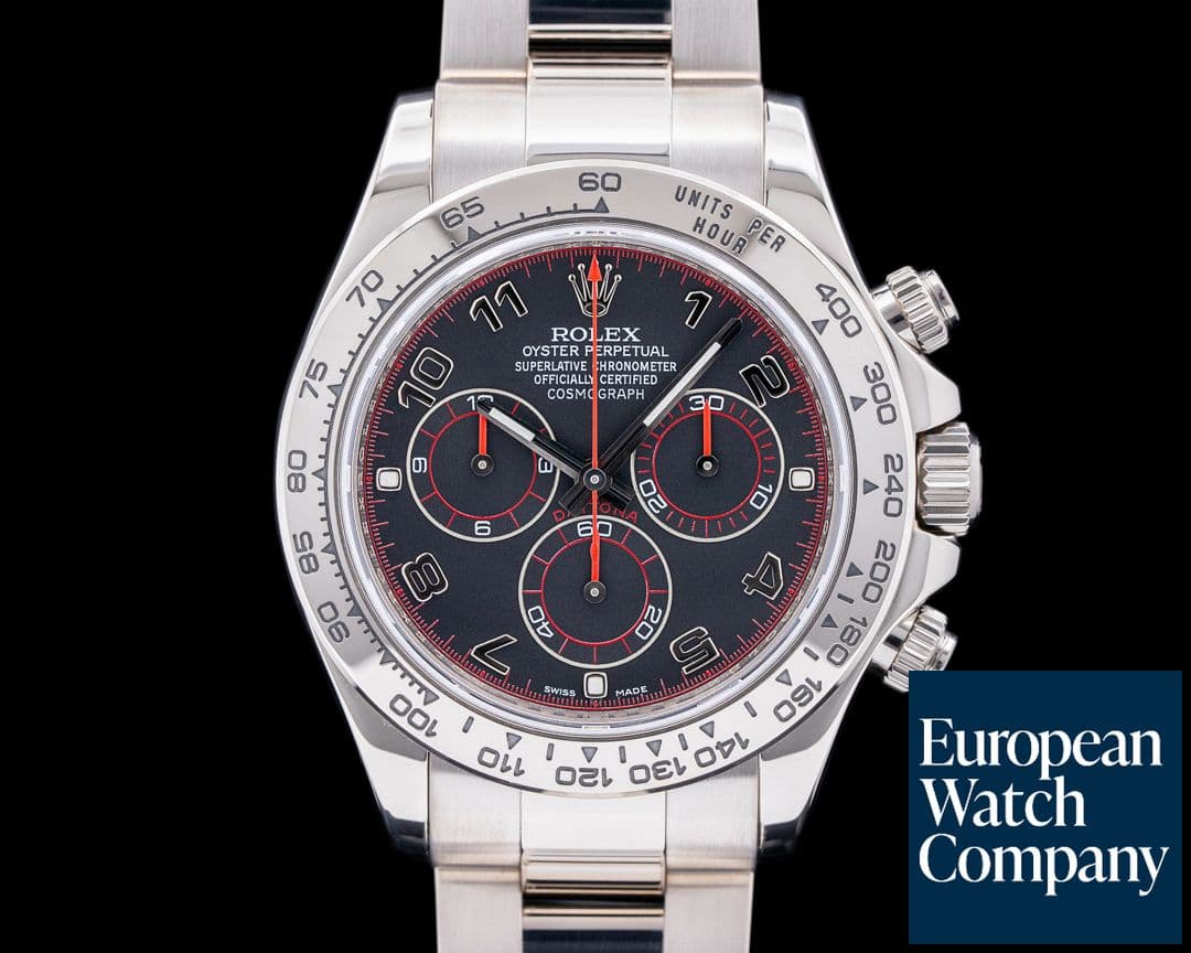 Image of Rolex Daytona 116509 Slate Arabic Racing Dial 18K White Gold