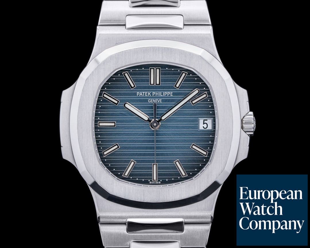 Image of Patek Philippe Jumbo Nautilus 5711/1A Blue Dial SS 