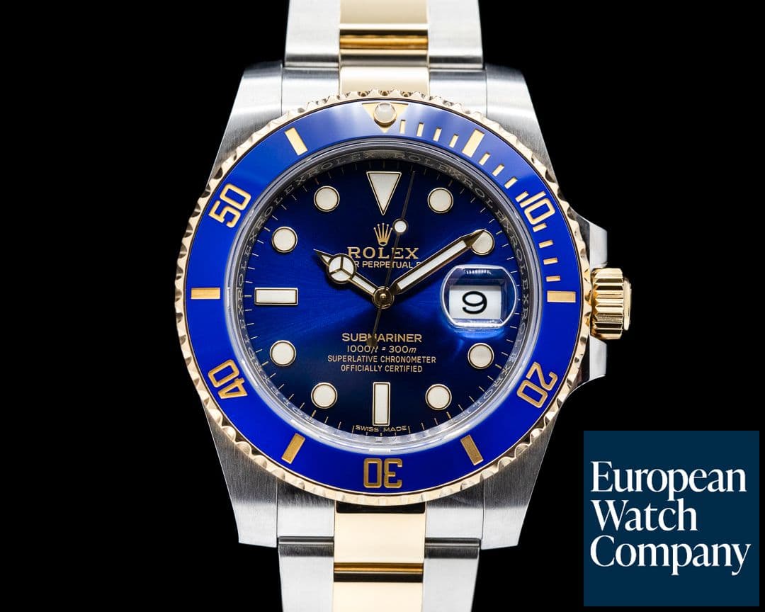 Image of Rolex Submariner 116613LB Ceramic Blue Dial 18K / SS 