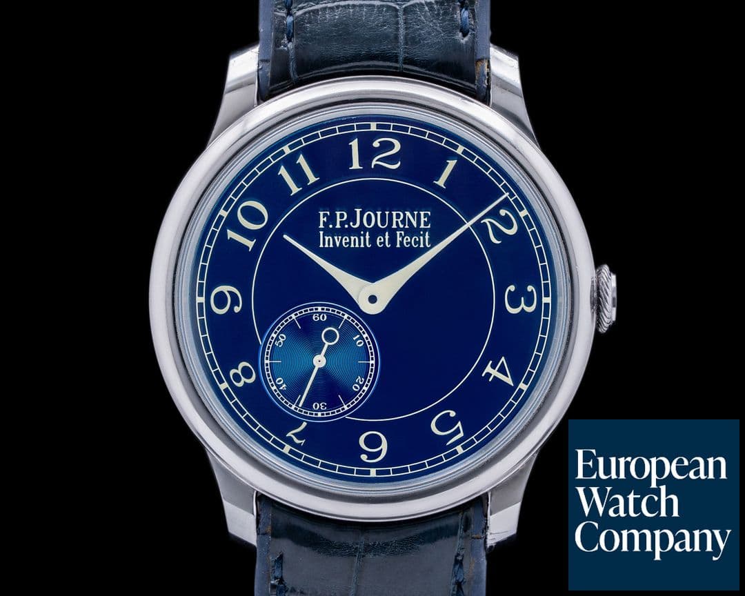 Image of F. P. Journe Chronometre Bleu Tantalum Blue Dial 