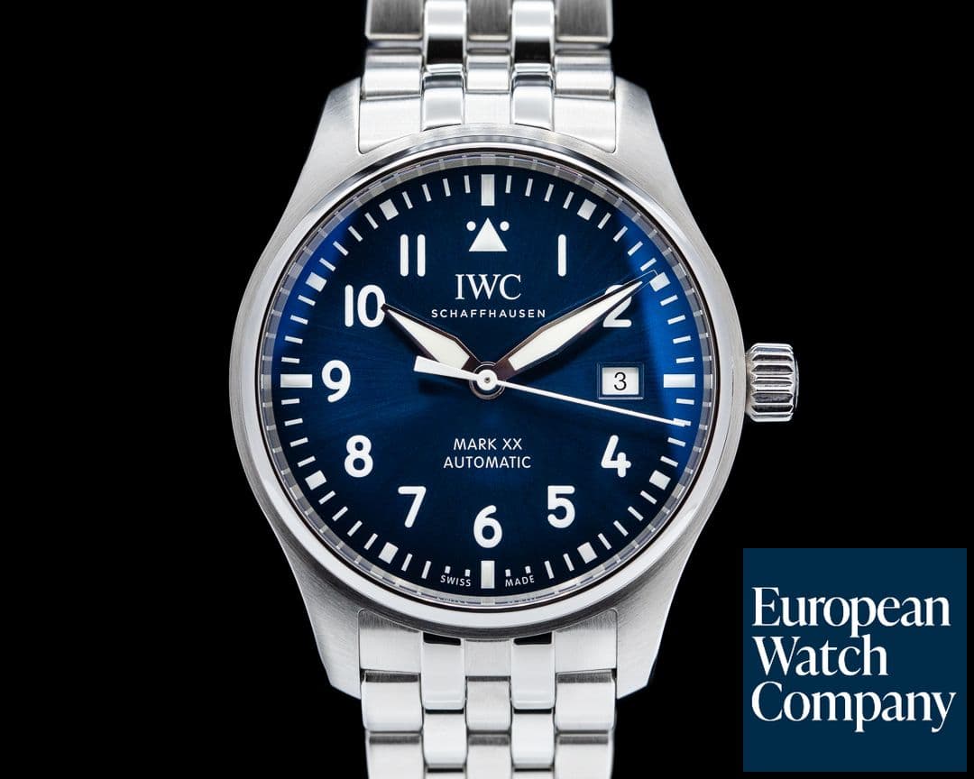 Image of IWC Mark XX SS Bracelet Blue Dial