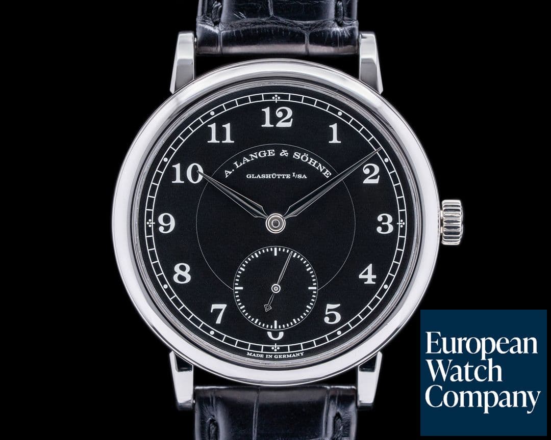 Image of A. Lange and Sohne 200th Anniversary F.A Lange 236.049 1815 Platinum Black Dial RARE