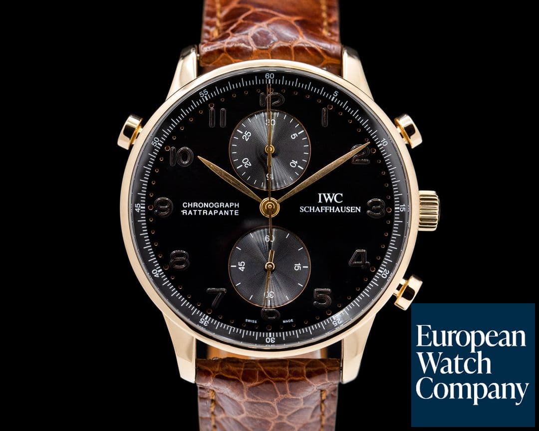 Image of IWC Portuguese Chronograph Split Second 18K Rose Gold
