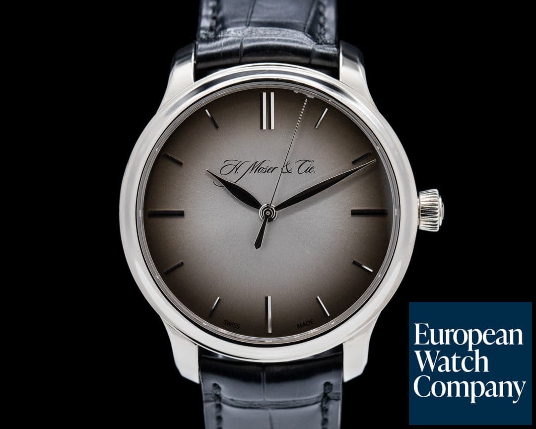 Image of H. Moser and Cie. Monard Centre Seconds 18k White Gold Fume Dial