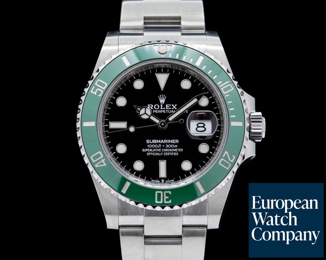 Image of Rolex Submariner Date 126610LV Kermit GREEN Ceramic Bezel 41MM 2021