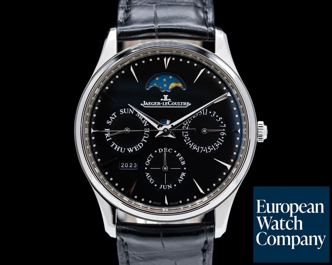 Image of Jaeger LeCoultre Master Ultra Thin Perpetual Calendar Black Dial 39MM