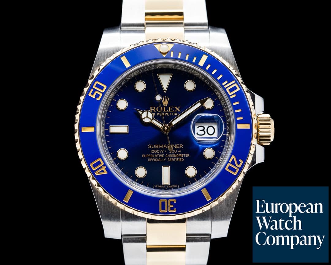 Image of Rolex Submariner 116613LB Ceramic Blue Dial 18K / SS 