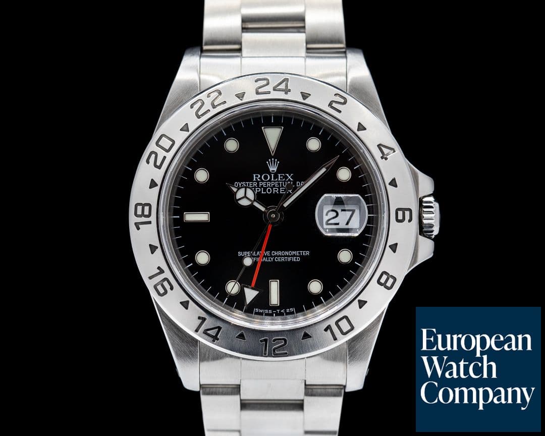 Image of Rolex Explorer II 16570 Black Dial 